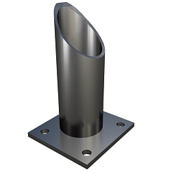 Трубчатая опора крутоизогнутых отводов 530x4500x43.6 мм Сталь 20 Л8-200.000